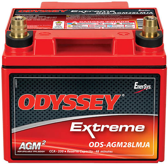 Odyssey Battery Motorradbatterie 2300A mit Kapazität 28Ah