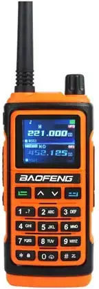 Baofeng BF-17M Wireless Transceiver UHF/VHF 5W with Color Screen In Orange Color