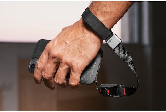 Peak Design Everyday Fabric Bumper Υφασμάτινο / Tempered Glass / Σιλικόνης με Λουράκι Αδιάβροχο Γκρι (iPhone 12 mini)