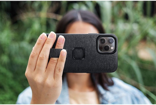 Peak Design Everyday Fabric with Loop Bumper Υφασμάτινο με Λουράκι Αδιάβροχο Γκρι (iPhone 12 / 12 Pro)