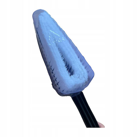 Car Wash Brush Garden Hose Connection Soft Bristles Cars Motorcycles Durable Ergonomic Black