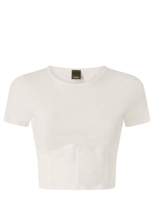 Women's Blouse Corset Short Sleeve Pink