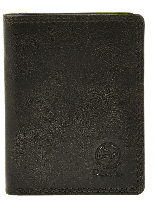 Leather Men's Wallet Classic with RFID Gray
