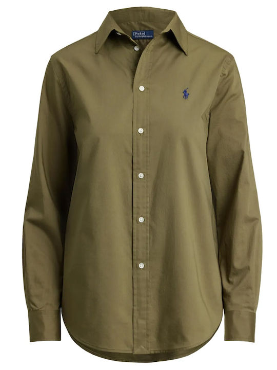 Shirt Women's Long Sleeve Shirt Green