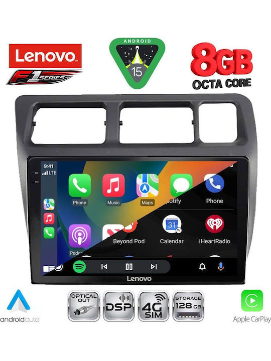 Lenovo Car Audio System for Toyota Corolla 1992-1997 (Bluetooth/USB/WiFi/GPS/Apple-Carplay/Android-Auto) with Touch Screen 9"