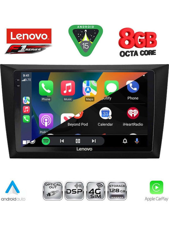 Lenovo Car Audio System for Volkswagen Golf 2009-2012 (Bluetooth/USB/WiFi/GPS/Apple-Carplay/Android-Auto) with Touch Screen 9"