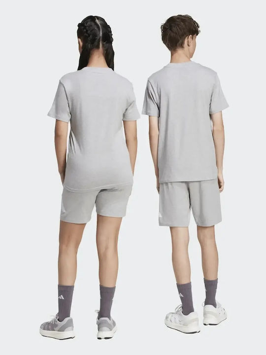 Kids' Athletic Shorts/Bermudas Medium Grey Heather/white