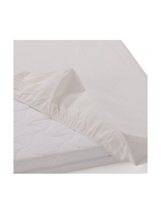 Foppapedretti Fitted White Baby Sheets 70x140cm