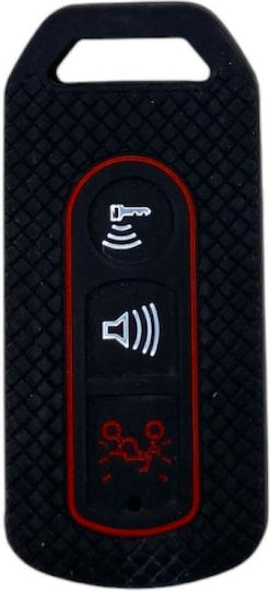 Silicone Case Motorcycle Key Honda 3 Buttons Blue Red