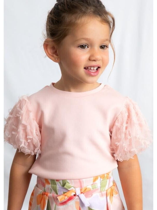 Kids' Shirt Short Sleeve Pink