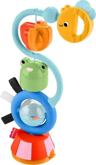 Fisher Price Sensorisches Baby Aktivitätsspielzeug mit Saugnapf mit Sounds für 3+ Monate