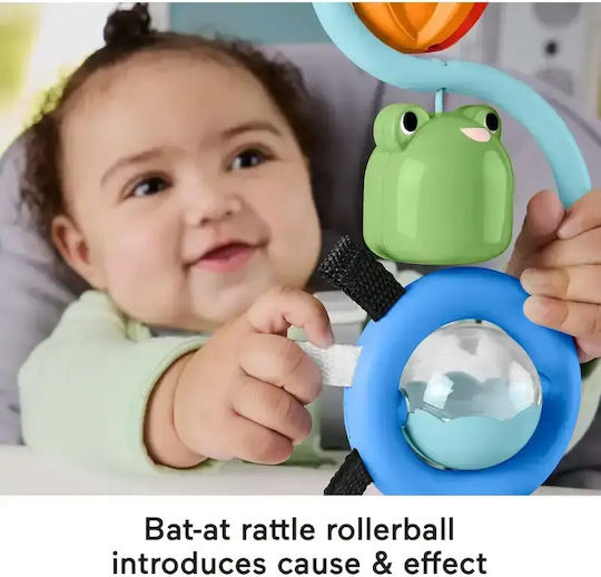 Fisher Price Sensorisches Baby Aktivitätsspielzeug mit Saugnapf mit Sounds für 3+ Monate