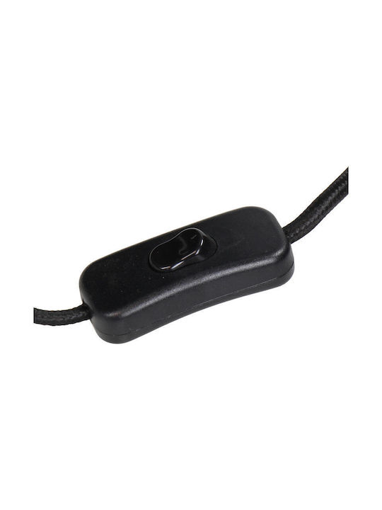 Metall Tischlampe mit Rot Schirm und Basis