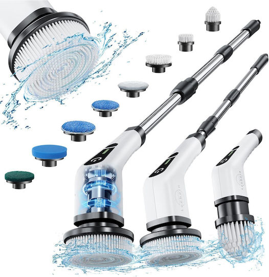 Plastic Household Cleaning Brush with Handle for White
