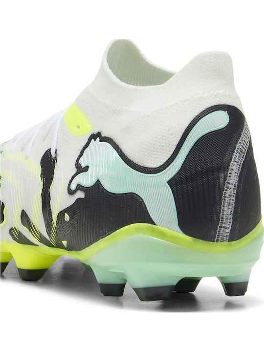 PUMA Future Ποδοσφαιρικά Παπούτσια με Τάπες Λευκά
