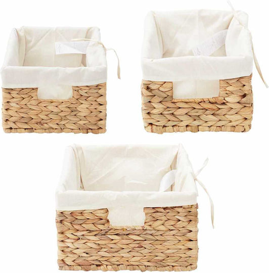 vidaXL Aufbewahrungskorb 40x30x18cm 3Stück
