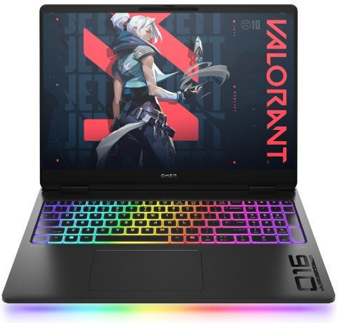 HP Omen MAX 16-ah0074nv 16 Zoll OLED QHD+ 240Hz Ultra 7-255HX/32GB/1TB SSD GeForce RTX 5080 Windows 11 Startseite Internationales Englisch Tastatursprache