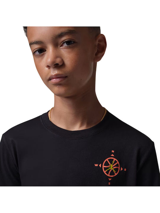 Παιδικό T-shirt Μαύρο Jumpman