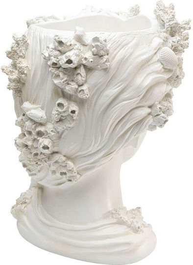 Kare Design Декоративна ваза Полирезин Figurine Бял 27x25x36.5см 1бр