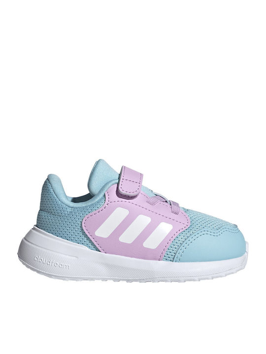 Tensaur Run 3.0 El Kids Sports Shoes Running with Hoop & Loop Closure Light Blue
