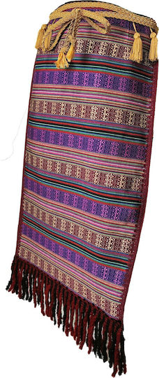 Traditional Apron of Eastern Romylia Kavakli – Woven Tassels Mark163 Purple
