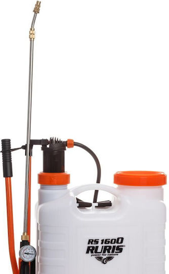 Ruris Pressure Sprayer with Capacity 16lt 4bar in Transparent color