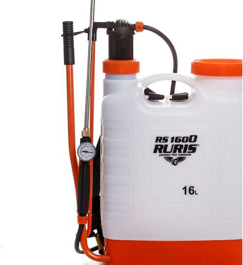 Ruris Pressure Sprayer with Capacity 16lt 4bar in Transparent color