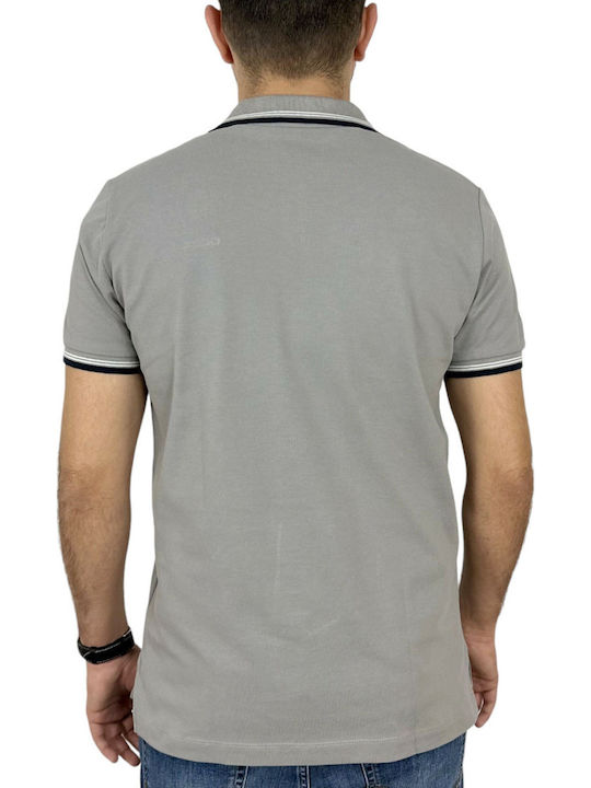 Geox Polo Herrenblusen Sharkskin Grau