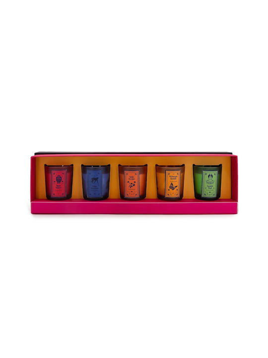 Frida Kahlo Aromatisches Soja-Kerze im Gefäß mit Sandelholz-Parfüm 45gr 5 Stücke