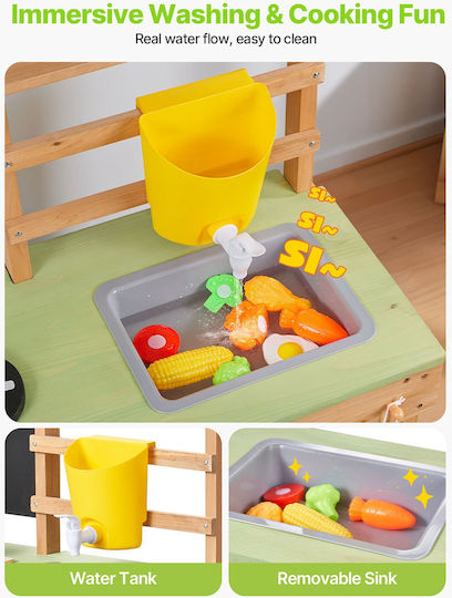 Vevor Kinderküche Aus Hölzern Für 3+ Jahre
