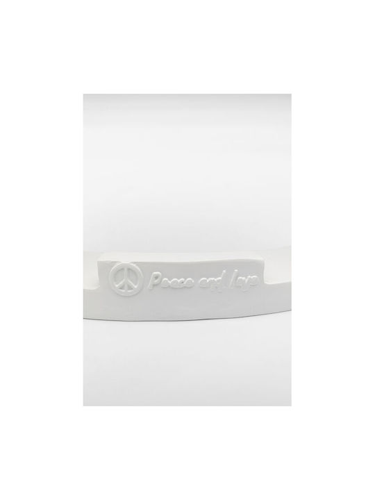 Decorative Tabletop Sportsman White 7x24x27 cm