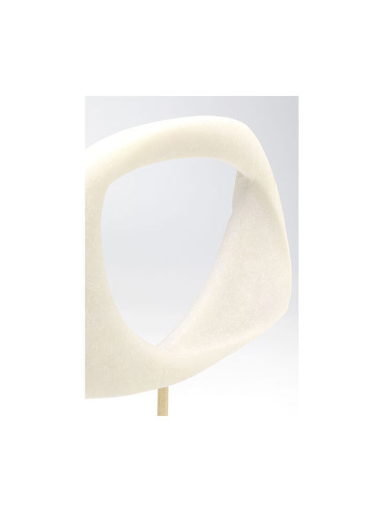 Διακοσμητικό Επιτραπέζιο Soft Shape Άσπρο 31x18x33 Εκ