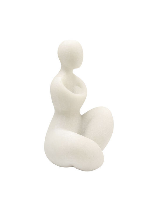 Kare Design Dekoratives Tischstück Soft Woman Weiß 15,2x11,4x21,8 cm