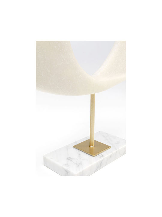 Διακοσμητικό Επιτραπέζιο Soft Shape Άσπρο 31x18x33 Εκ