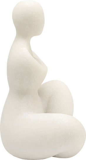 Декоративна Масова Декорация Soft Woman Бяла 15,2x11,4x21,8 см