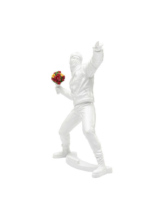 Decorative Tabletop Sportsman White 7x24x27 cm