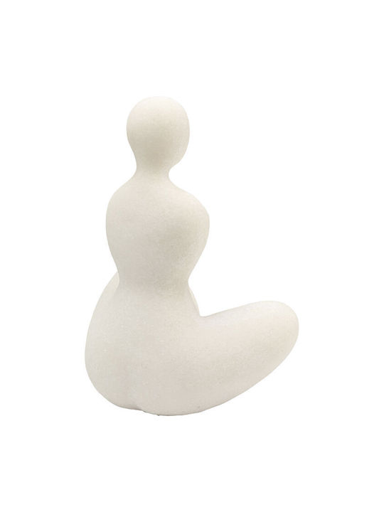 Kare Design Dekoratives Tischstück Soft Woman Weiß 15,2x11,4x21,8 cm