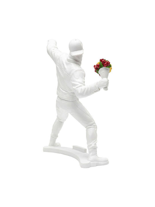 Decorative Tabletop Sportsman White 7x24x27 cm