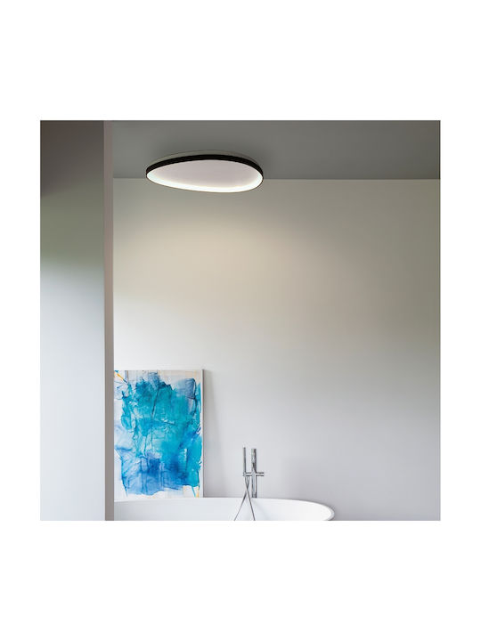 Ideal Lux Таванно осветление 61бр Черен с Вграден LED