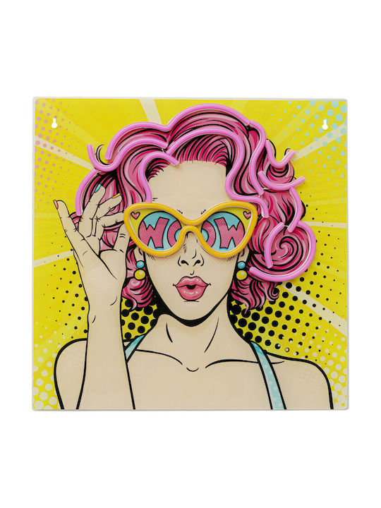 Glass Picture Beauty Led 39x39cm