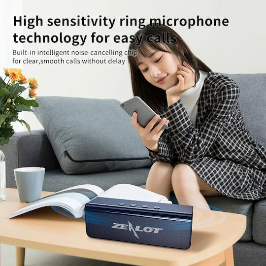Ηχείο Bluetooth 10W με Διάρκεια Μπαταρίας έως 10 ώρες Μπλε S31