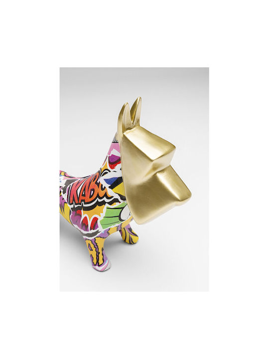 Kare Design Decorative Dog Polyresin 14.4x43.5x35.5cm 1pcs