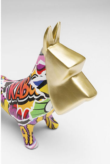 Kare Design Dekorativ Hund aus Polyresin 14.4x43.5x35.5cm 1Stück
