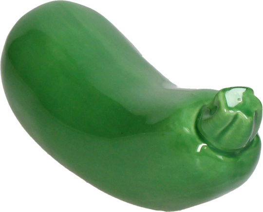Tabletop Decor Zucchini Ceramic Green 16.5x5.5x6.5cm Tabletop Decor Zucchini Ceramic Green 16.5x5.5x6.5cm