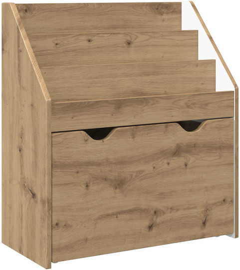 Bücherregal Boden Braun 60x29.5x69cm