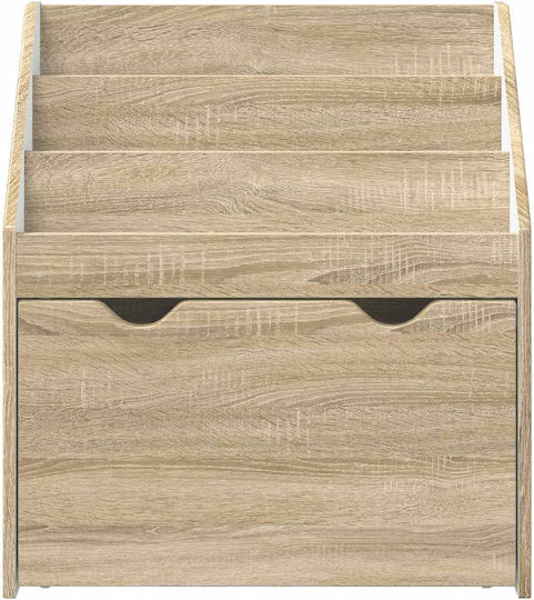Βιβλιοθήκη Δαπέδου Ξύλινη Καφέ 60x29.5x69cm