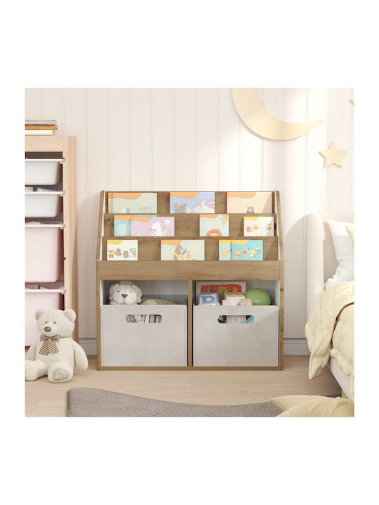 Bücherregal Boden Braun 72.5x29.5x69cm