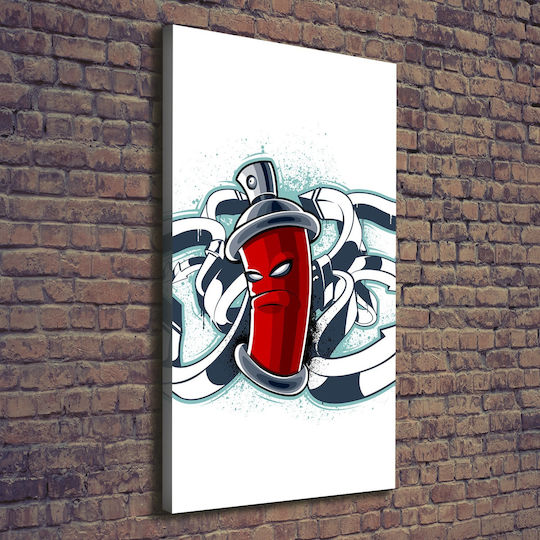 Wall Canvas Painting Emphasis On Quality Detail Graffiti 70x140 Cm