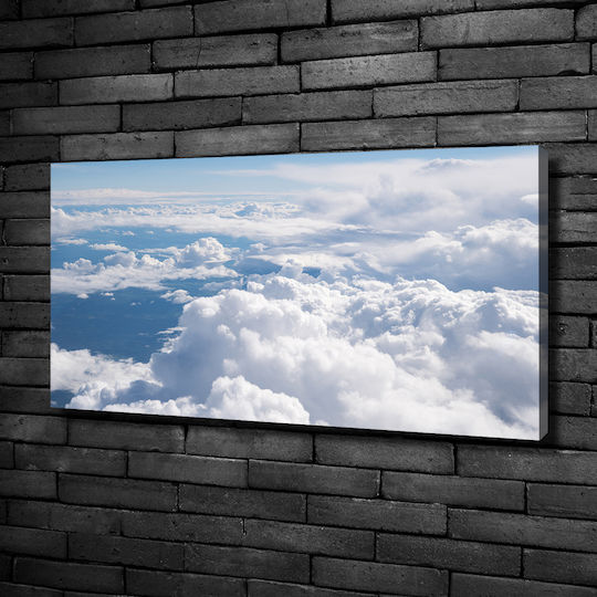 Wandbild Leinwand Dauerhafte Dekoration Die Aussicht Flugzeug 100x50 cm
