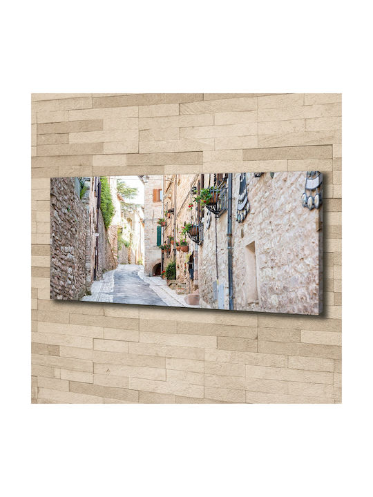 Gemälde Segeltuch Schlafzimmer Innendekoration Stadtstraße 125x50 cm